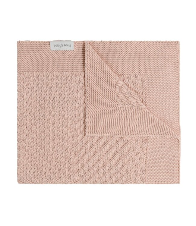 Baby's Only Baby's Only - Newborn deken Grace blush - 65x75