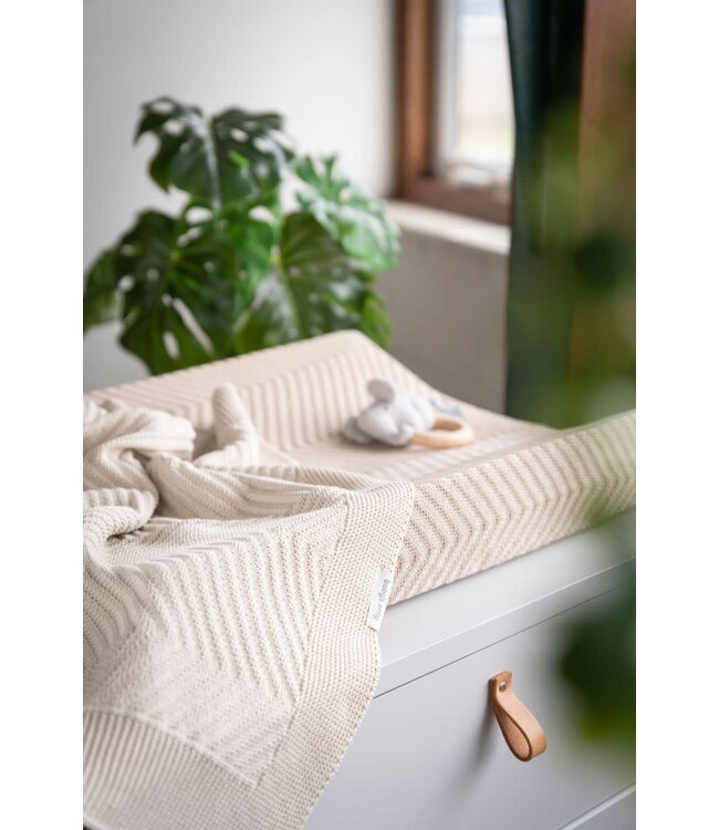 Baby's Only Baby's Only - Aankleedkussenhoes Grace beige - 45x70