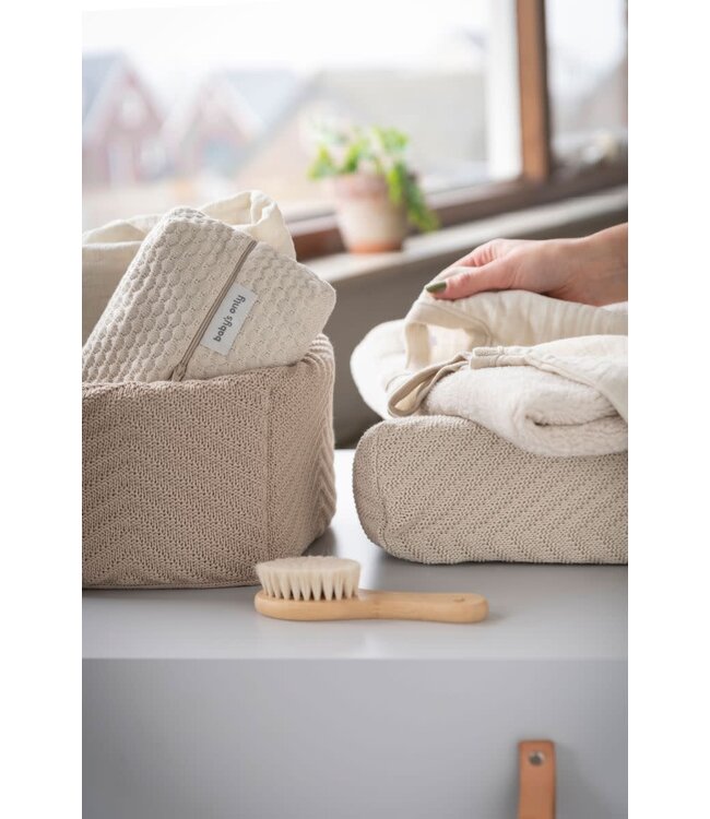 Baby's Only Baby's Only - Aankleedkussenhoes Grace warm linen - 45x70