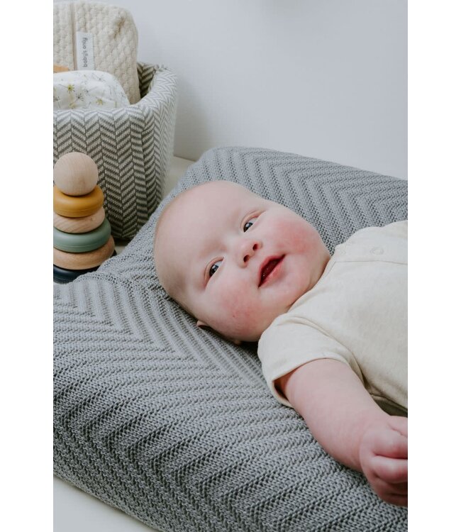 Baby's Only Baby's Only - Aankleedkussenhoes Grace nordic blue - 45x70