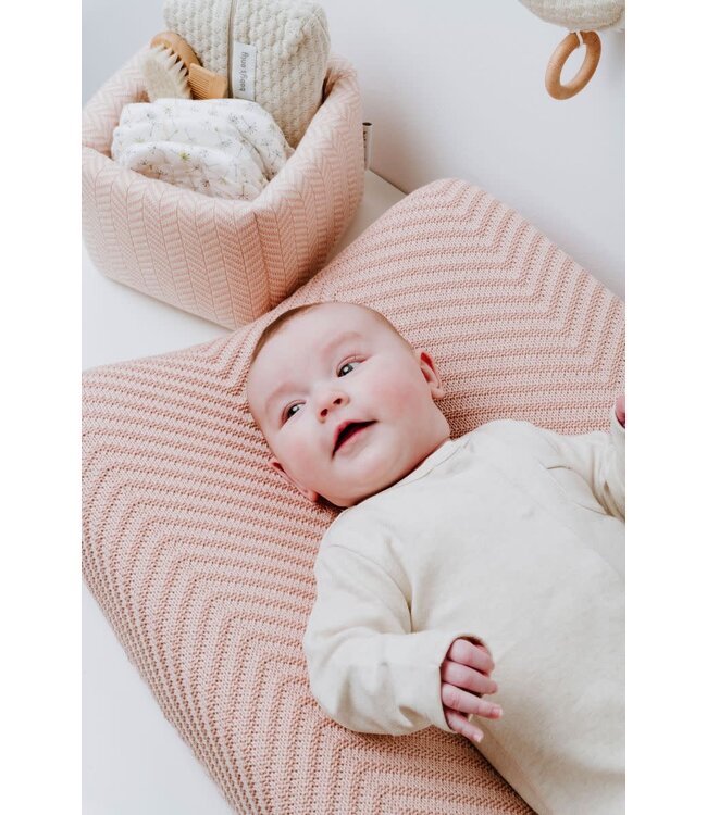 Baby's Only Baby's Only - Commodemandje Dawn blush/ecru