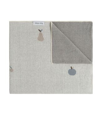 Baby's Only Baby's Only - Ledikantdeken Lush nordic blue/ecru