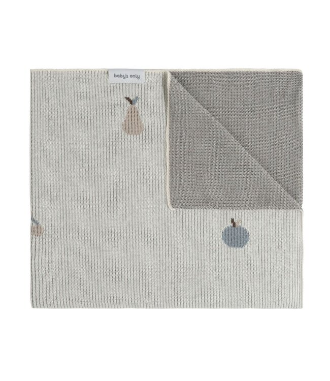 Baby's Only Baby's Only - Ledikantdeken Lush nordic blue/ecru