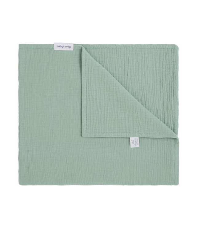 Baby's Only Baby's Only - Ledikantdeken Fresh ECO stonegreen