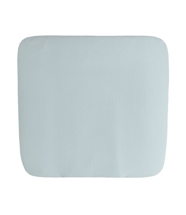 Baby's Only Baby's Only - Aankleedkussenhoes Fresh ECO misty blue - 75x85