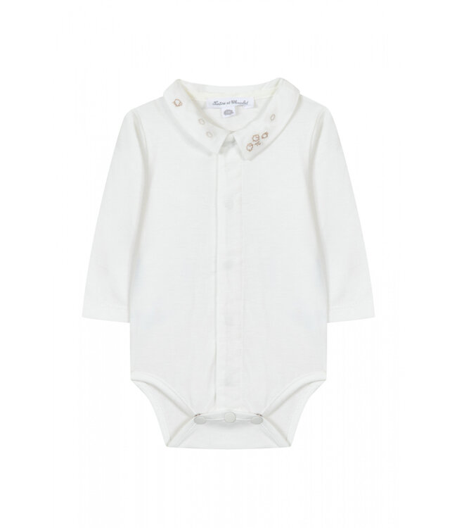 Tartine et Chocolat Tartine Et Chocolat - Body schaapje - Parelmoer