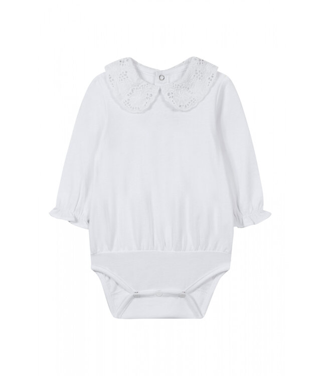 Tartine et Chocolat Tartine Et Chocolat - Body met kraagje - Parelmoer