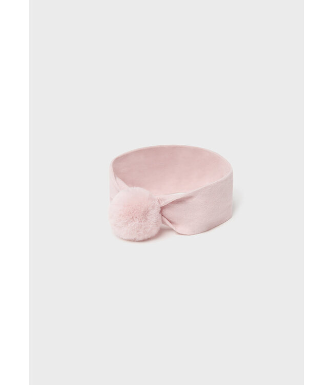 Mayoral Mayoral - Sokjes en hoofdband - Roze met pompon