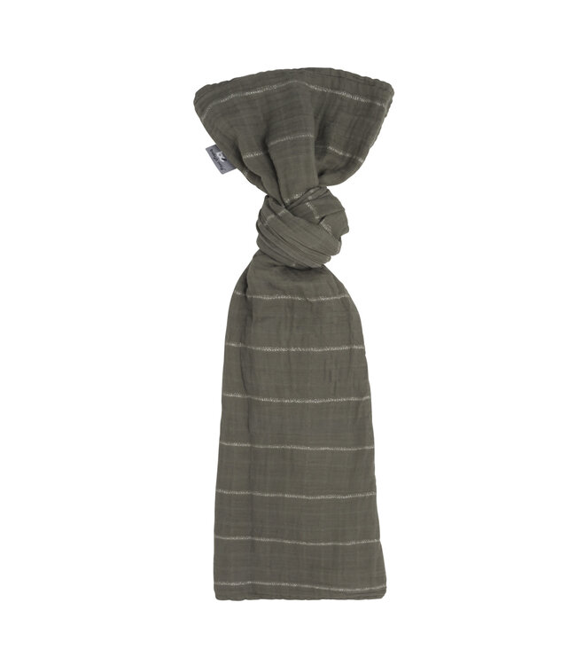 Baby's Only Baby's Only - Swaddle Sparkling khaki - 100x120