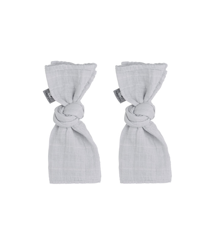 Baby's Only Baby's Only - Swaddle Sparkling zilvergrijs - 65x65 - 2-pack