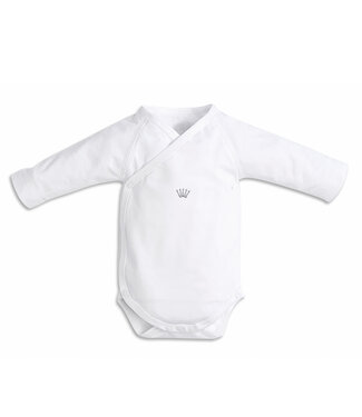 First First - 2 bodies long sleeve CROWN ESSENTIALS WHITE