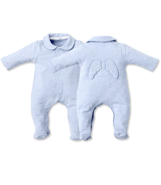 First First - rompersuit   ANGEL ESSENTIALS AZZURO