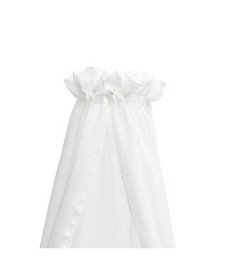 First First - canopy for cot VERA linnen HOPEFULL WHITE - white