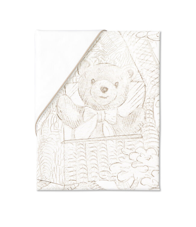 First First - duvet cover for bed PANORAMA ESSENTIALS BEIGE - beige