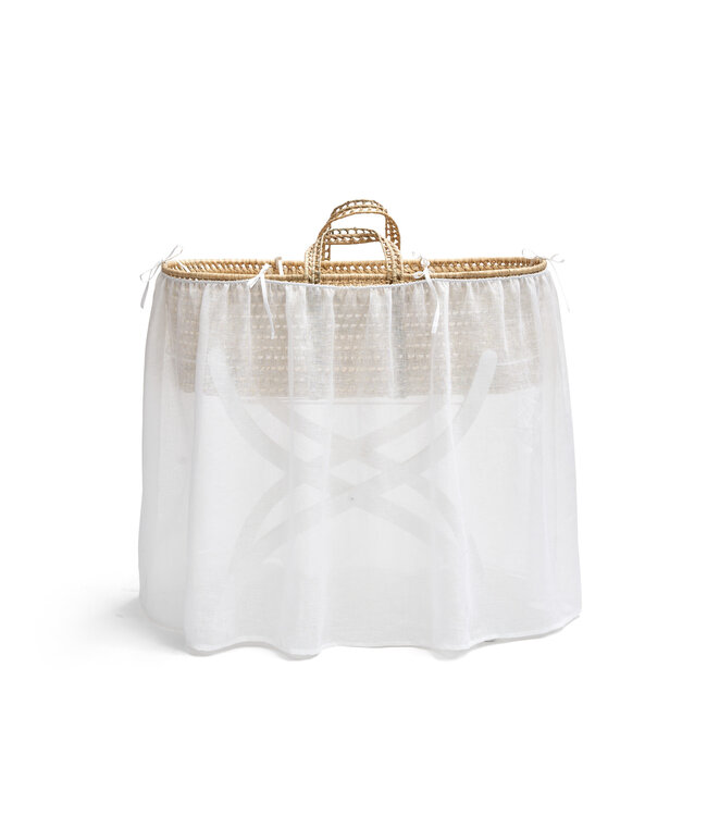 First First - skirt for MOZES BASKET VALERIA linnen HOPEFULL WHITE - white
