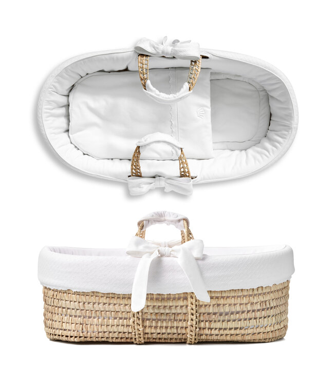 First First - mozes basket   ELLA HOPEFULL WHITE - white