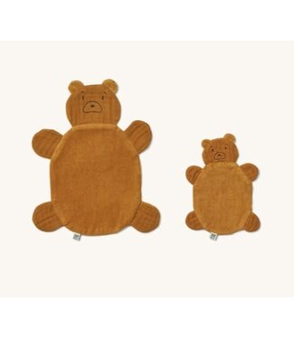 Liewood Liewood - Janai Cuddle Cloth 2-pack - Mr bear / Golden caramel