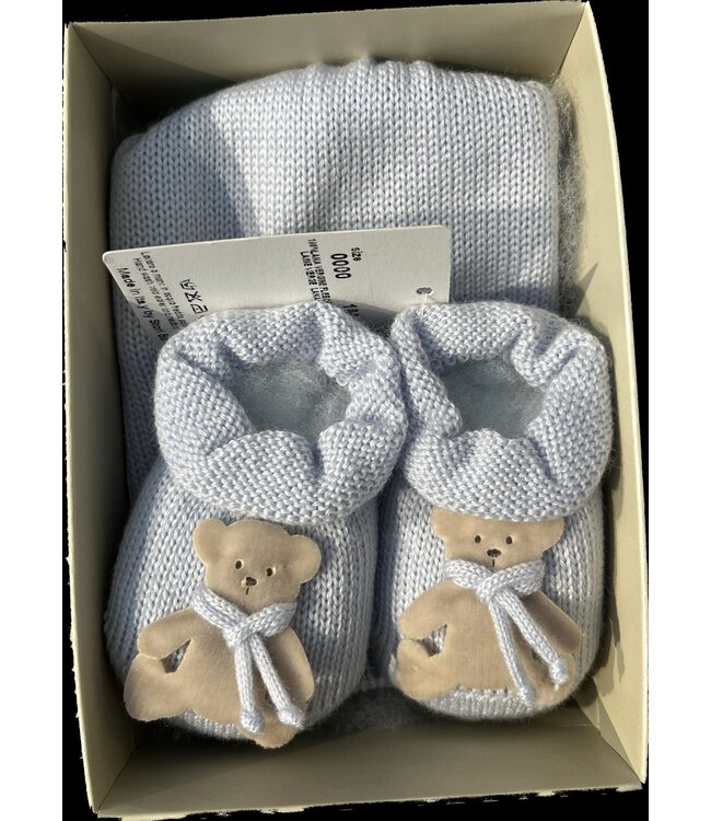 Story Loris Story Loris - Mutsje en pantoffel - Blauw beer