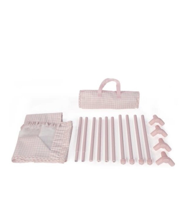 Pasito a Pasito Pasito a Pasito - Travel Bed Tom Pink Vichy Checks