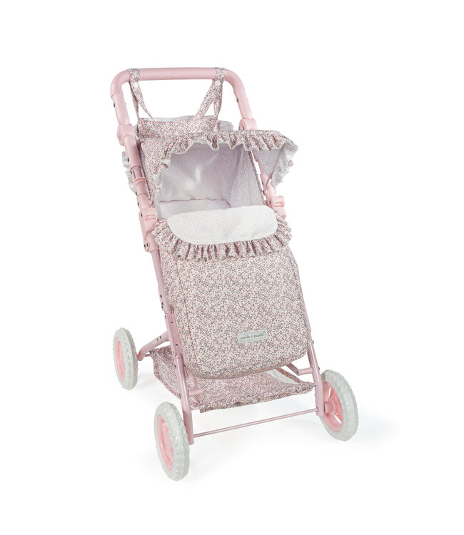 Pasito a Pasito Pasito a Pasito - Puschair with Footmuff Lili Pink Flowers