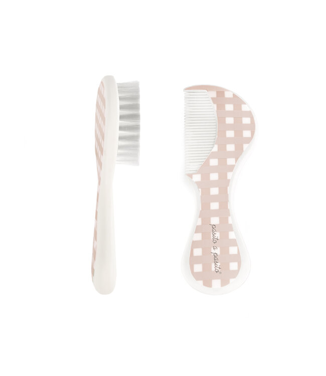 Pasito a Pasito Pasito a Pasito - Brush And Comb Pink checks
