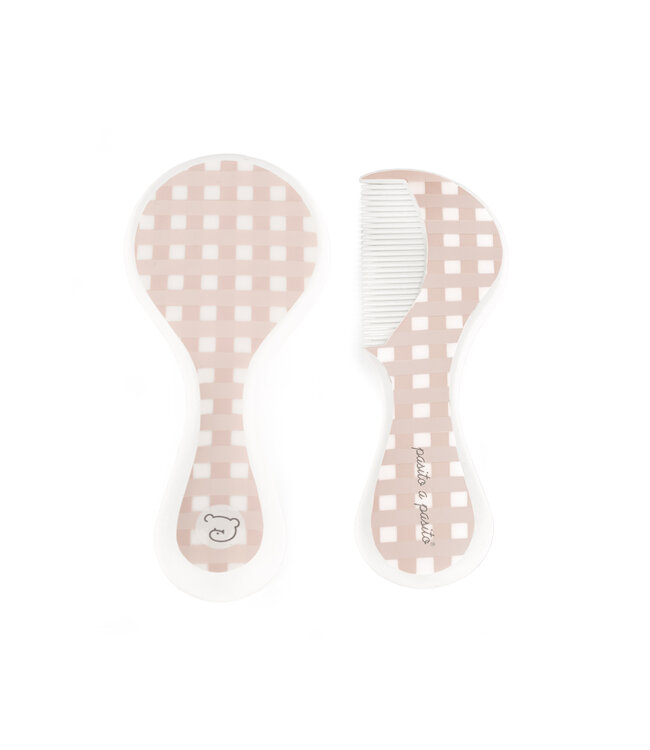 Pasito a Pasito Pasito a Pasito - Brush And Comb Pink checks