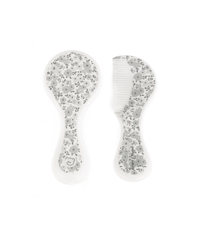 Pasito a Pasito Pasito a Pasito - Brush And Comb Grey Flowers