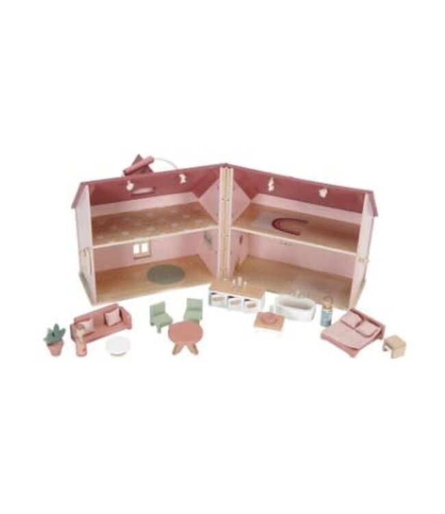Little Dutch Toys Little Dutch Toys - Draagbaar houten poppenhuis FSC