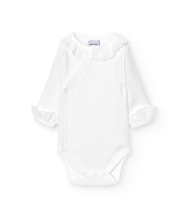 Babidu Babidu - Body cross met Kant - Wit