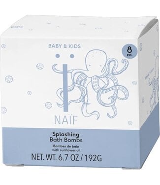 Naif Naïf - Splashing Bath Bombs 8 pcs of 24gr 192gr