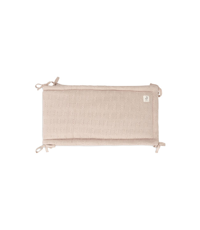 Jollein Jollein - Bedomrander/Boxomrander 180x30cm Grain Knit Wild Rose