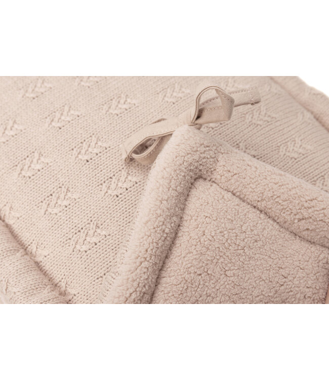 Jollein Jollein - Bedomrander/Boxomrander 180x30cm Grain Knit Wild Rose