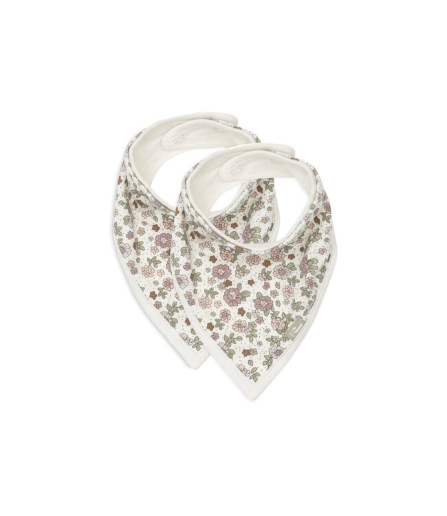 Jollein Jollein - Slab Bandana Retro Flowers (2pack)