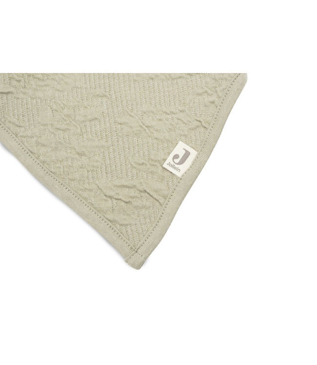 Jollein Jollein - Slab Bandana Soft Waves Olive Green (2pack)