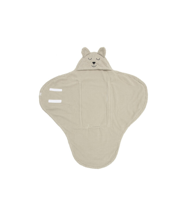 Jollein Jollein - Wikkeldeken Bear Boucle Olive Green