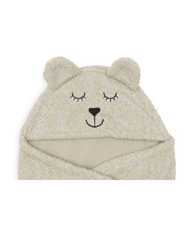 Jollein Jollein - Wikkeldeken Bear Boucle Olive Green