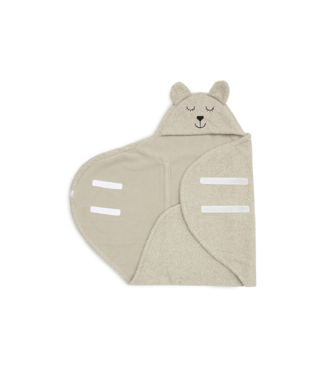 Jollein Jollein - Wikkeldeken Bear Boucle Olive Green