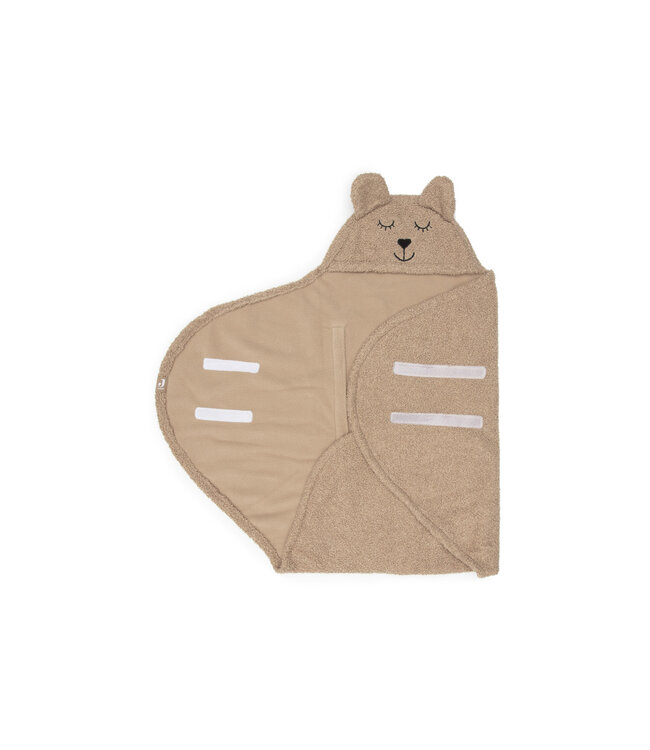 Jollein Jollein - Wikkeldeken Bear Boucle Biscuit