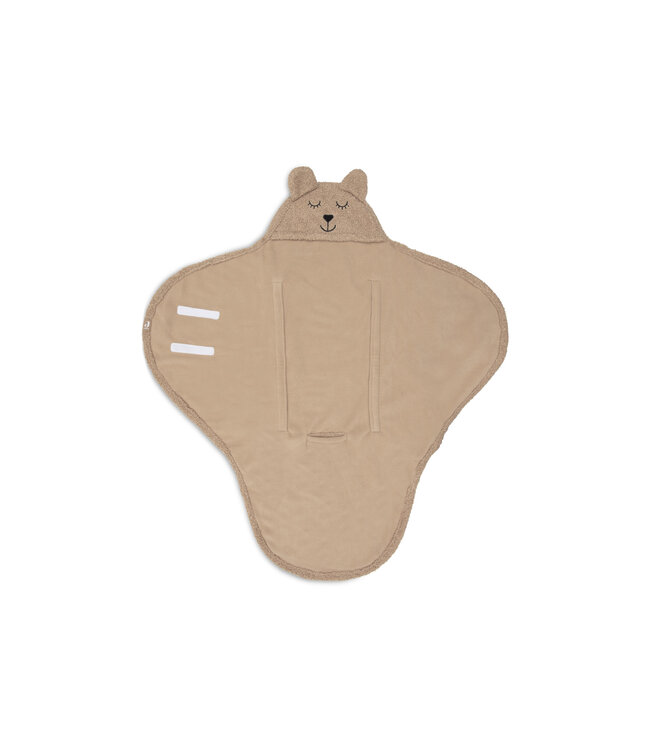 Jollein Jollein - Wikkeldeken Bear Boucle Biscuit
