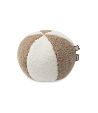 Jollein Jollein - Stoffen speelbal Ivory/Biscuit