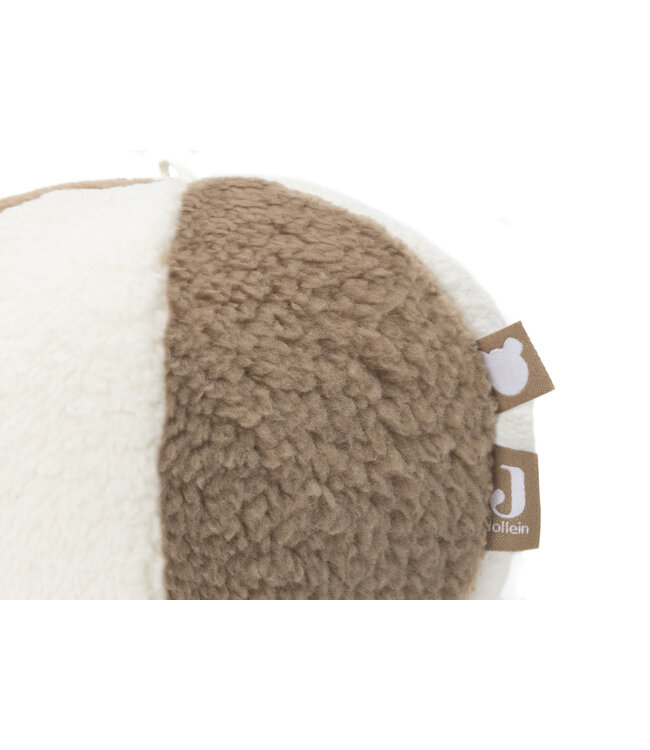 Jollein Jollein - Stoffen speelbal Ivory/Biscuit
