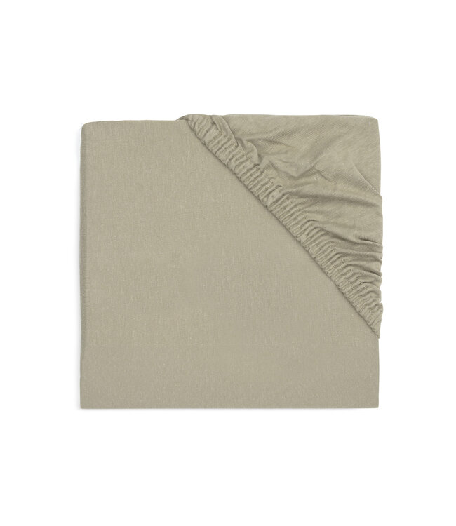 Jollein Jollein - Hoeslaken Jersey 40/50x80/90cm Olive Green