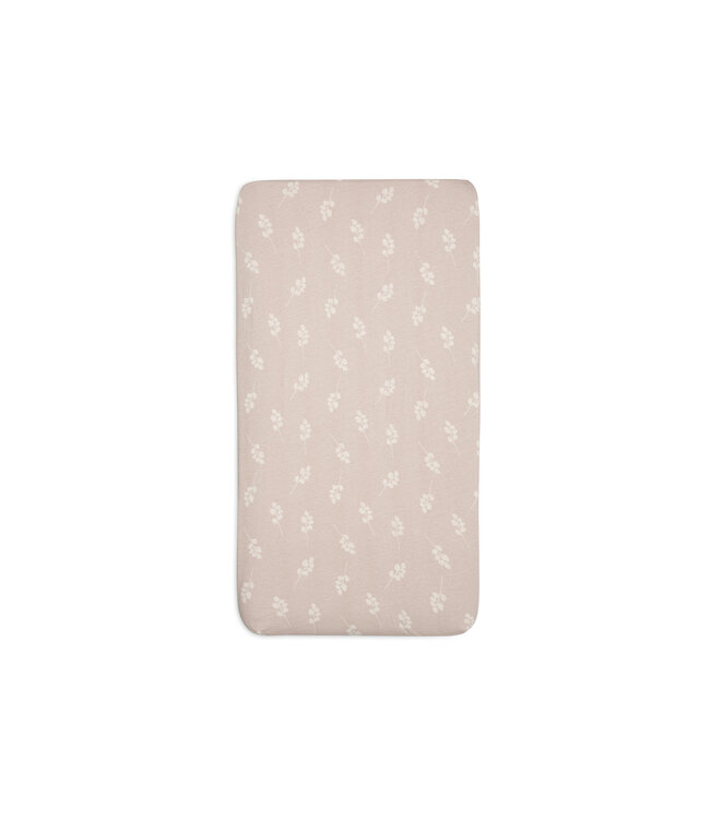 Jollein Jollein - Hoeslaken Jersey 60x120cm Twig Wild Rose