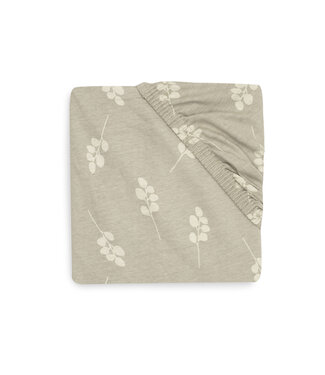 Jollein Jollein - Hoeslaken Jersey 70x140/75x150cm Twig Olive Green