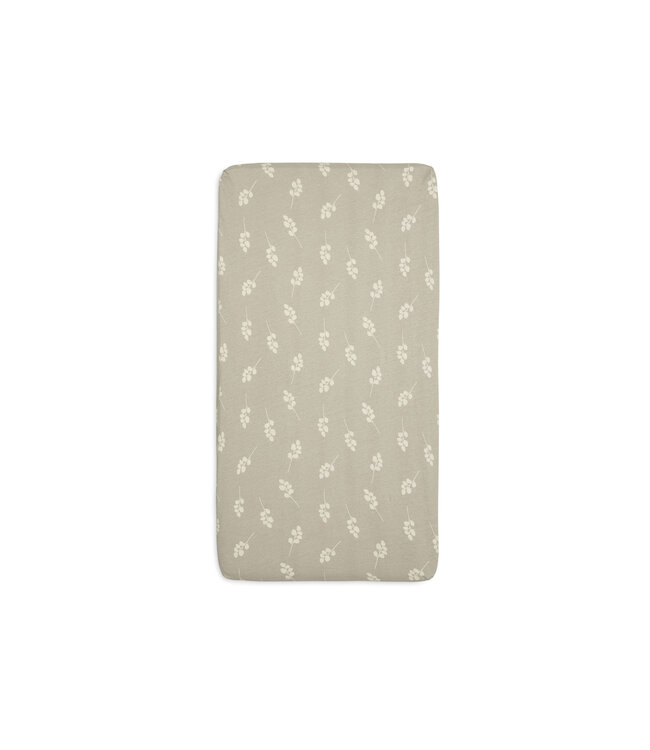 Jollein Jollein - Hoeslaken Jersey 70x140/75x150cm Twig Olive Green