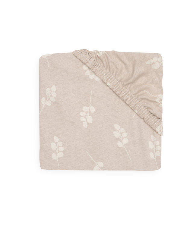 Jollein Jollein - Hoeslaken Jersey 70x140/75x150cm Twig Wild Rose