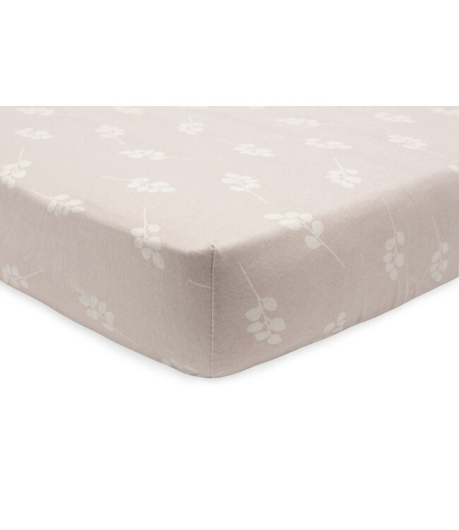 Jollein Jollein - Hoeslaken Jersey 70x140/75x150cm Twig Wild Rose