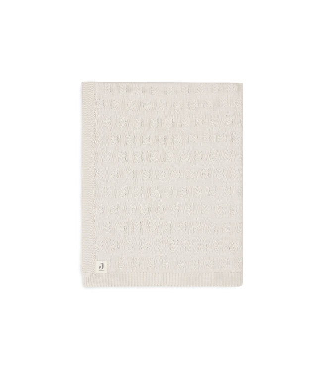 Jollein Jollein - Deken Wieg 75x100cm Grain Knit Oatmeal