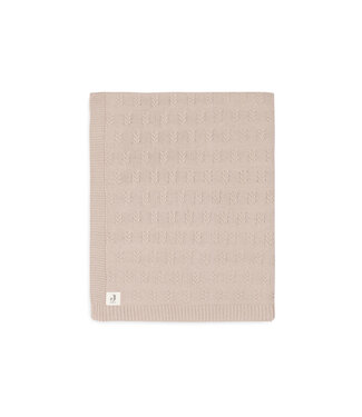 Jollein Jollein - Deken Wieg 75x100cm Grain Knit Wild Rose
