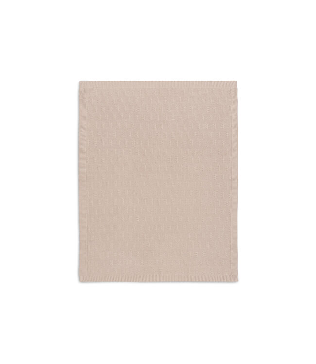 Jollein Jollein - Deken Wieg 75x100cm Grain Knit Wild Rose